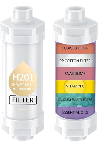 Türkiye فلتر الدش، فلتر مياه الدش - غني بفيتامين سي - منقي المياه العسيرة - يزيل الكلور