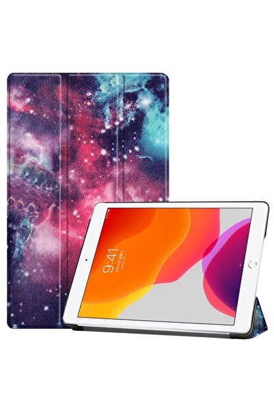 Madviun Cover for iPad 10.2 2019/2020/2021, FoldPro, J65, Microfiber, Galaxy