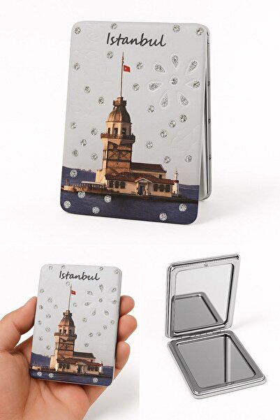 Lexi Bella Anılarla Dolu İstanbul Hatırası Işıltılı Taşlı Kız Kulesi Temalı K...