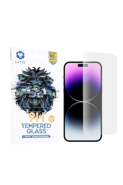 OEM Protector de ecran pentru iPhone 14 Pro Max, sticlă Lito 2.5D Classic, transparentă