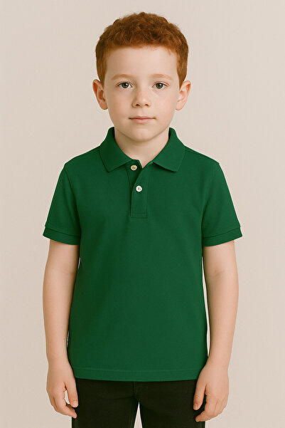 Machetta Children's Plain Polo Neck T-Shirt School Color