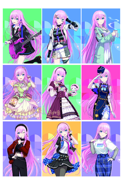 nihonwosekai Hatsune Miku Pjsekai Anime Photocard Pc Set 9 Pcs Megurine Luka