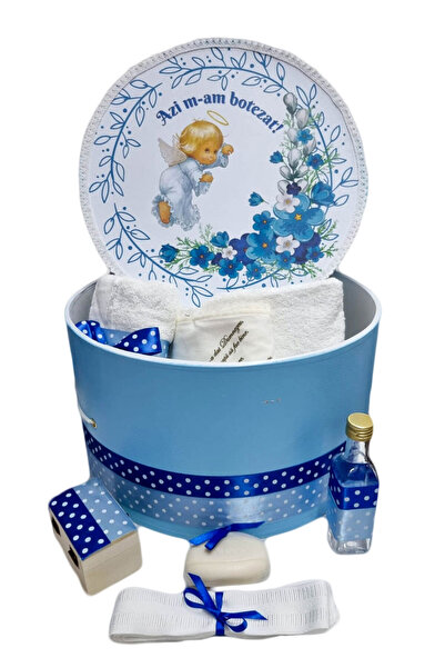 fantasialand Trusou botez complet si cutie decorativa, model Sacred Ceremony ...