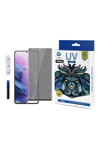 OEM Folie pentru Samsung Galaxy S21 5G, Lito 3D UV Glass, Privacy