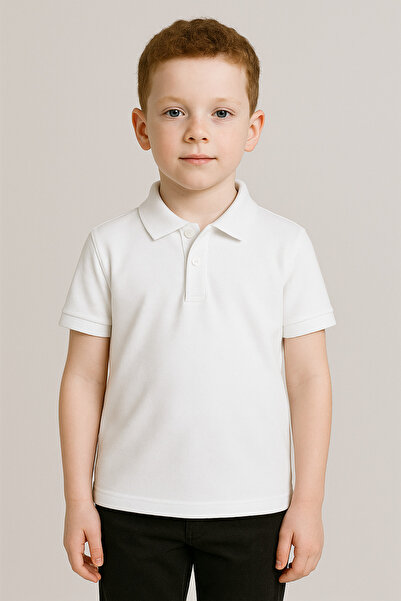 Machetta Παιδικό μπλουζάκι με γιακά πόλο Σχολικό χρώμα