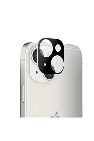 Techsuit Sticlă de protecție pentru cameră pentru iPhone 13 / 13 Mini, sticlă completă pentru cameră, neagră