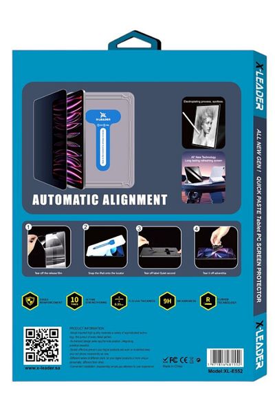 Xleader IPAD 11AIR 2024 - X-LEADER ESD Privacy Sticker for iPad – EasyInstall Protection