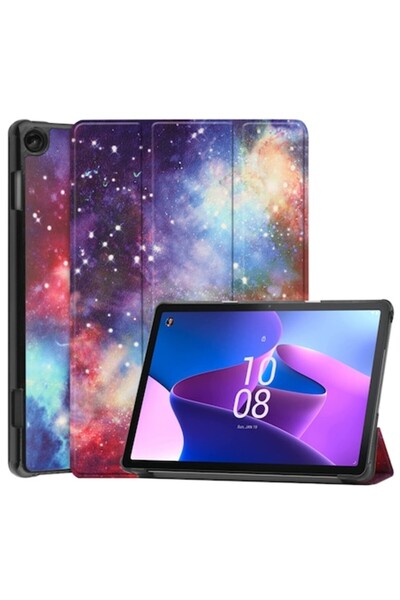 Madviun Husa pentru Lenovo Tab M10 3rd Gen TB328FU/TB328XU, FoldPro, J39, Microfibra, Galaxy