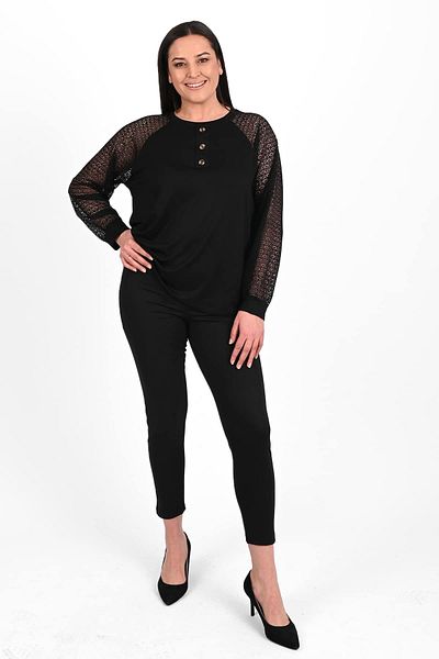 Bigsize Women's blouse, large sizes, buttons 1442-23