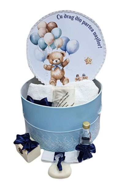 fantasialand Trusou botez complet si cutie decorativa, model Sacred Ceremony ...