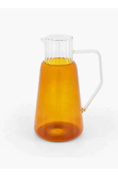 Generic 2XL Home Pitcher Clear/Amber 14.5x11.5x22cm-1200ml