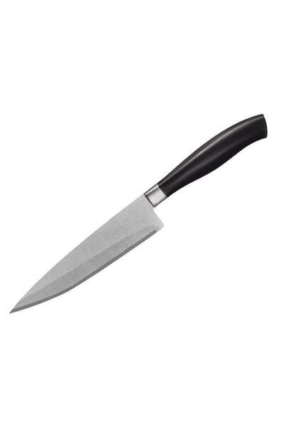 Generic Feelings 18.5cm Stainless Steel Kitchen Knife with Black Handle (RC-K...