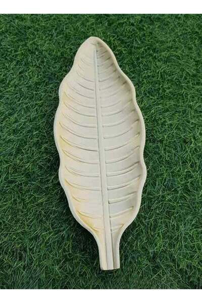 Generic Hometaste Leaf Shaped Serving Tray Fruit Plate Snack Tray Dinner Plat...