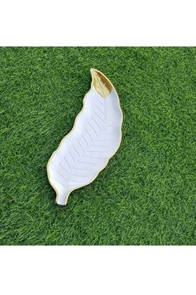 Generic FFD Wooden Food Serving Tray Leaf Design Fruit Salad Platter Dish App...