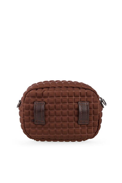 Bilik Deri Scuba Brown Women's Crossbody Bag Ball