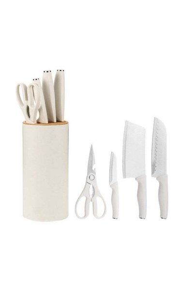 Generic Kitchen Knife Set 5 PCS Sharp Knives Set for Kitc hen Stainless Steel...