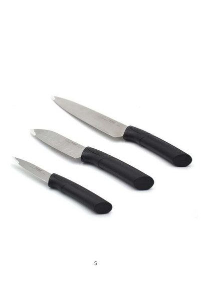 Generic Prestige 3Pc Knife Set - Stainless Steel Blades - Essential Kitchen K...