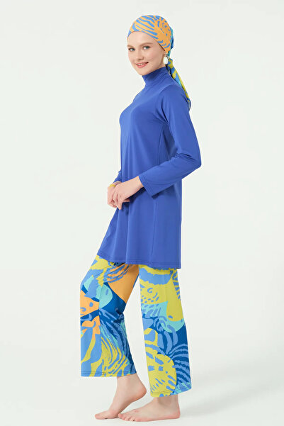 ALFASA Meriva Patterned Tetesure Swimsuit