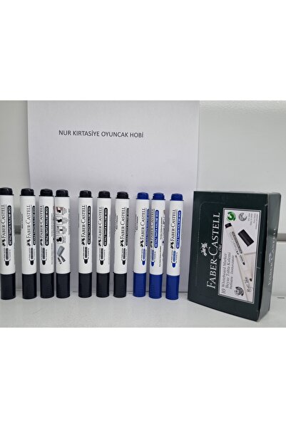 Faber Castell TAHTA KALEMİ FABER CASTELL W20 DOLAN TİP SİYAH 7 MAVİ 3 : 10ADE...