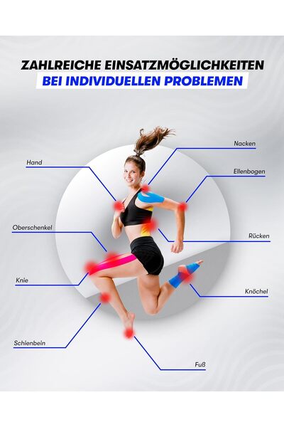 Kıntex - Kinesiology Tape Classic - 5 x 500cm - Red