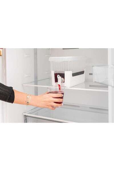 Generic Orchid Foly Life Beverage Drink Dispenser 4 Ltr Juice Lemonade Dispenser With Stand Beverage Refrig