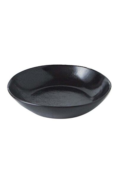 Generic Ceramic Deep Plate Black 22.5x4.9cm