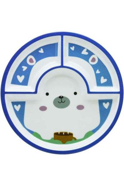 Generic DINEWELL DINEWELL KIDS ROUND PLATE PANDA, DWC3011PAN, 10"
