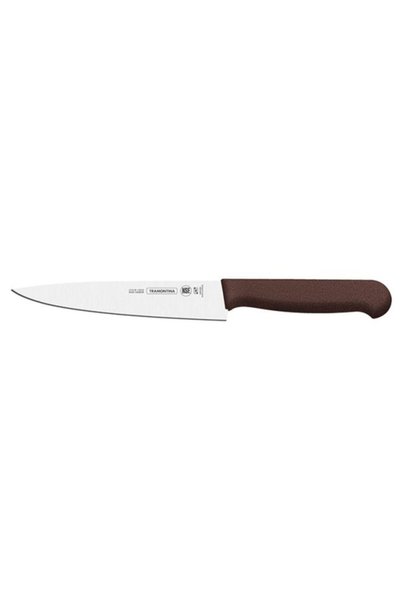 Generic Meat Knife Brown/Silver 10inch