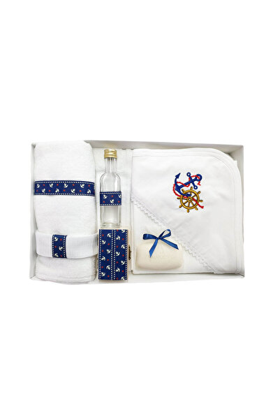fantasialand Trusou botez complet, marinar, 7 piese, culoare bleumarin
