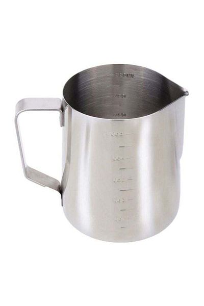 Generic Stainless Steel Milk Frother Pitcher Silver 10.5x7.5x9cm