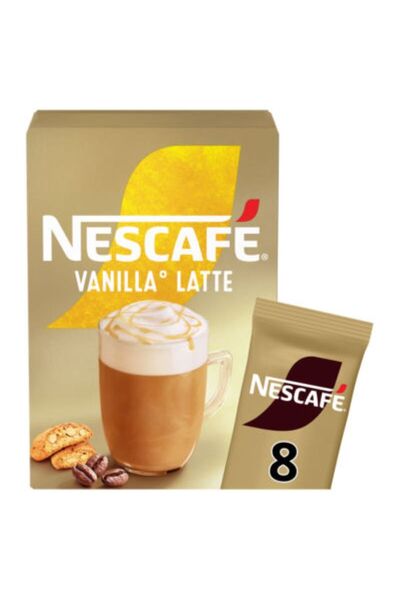 Nescafe Nescafe Gold Vanilla Latte - 8 sachets x 18.5g (148g)