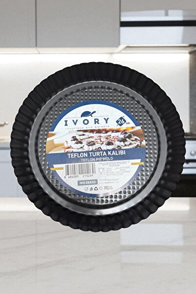 IVORY DELİKLİ TEFLON TURTA TART KALIBI 26 CM