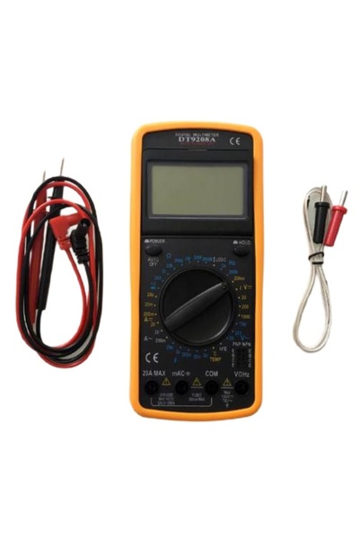 KlaussTech Digital multimeter, with display and shockproof case