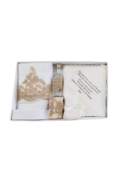 fantasialand Elegant Baptism Set with Cream Lace