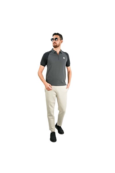 Giordano Men's Slim Fit Embroidered Infinite Polo