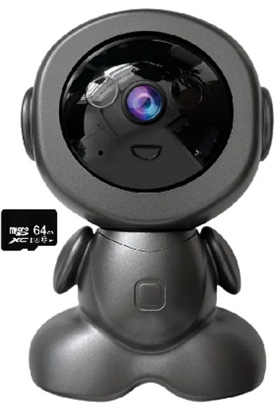 N2L Store Baby Monitor Robot N2L Store®, 1080P, Wi-Fi, night vision, two-way audio, 360° rotation
