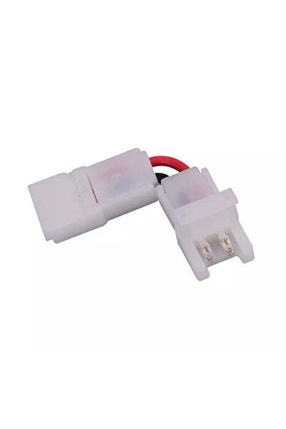 KlaussTech Conector pentru bandă LED, 8 mm, formă de L, unghi drept.