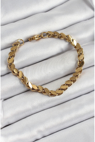 La Merry MuMonde Steel Barley Model Gold Color Women's Bracelet