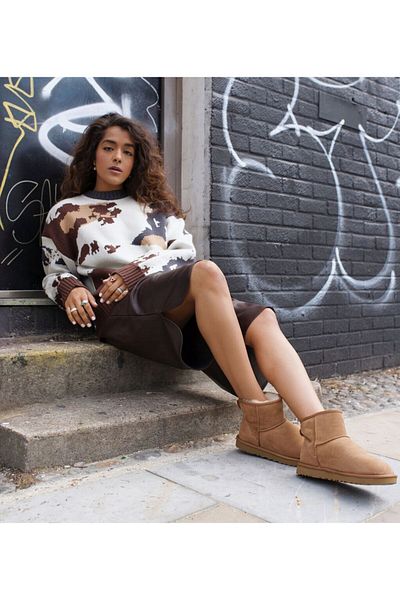 UGG Ghete Dama, UGG, Classic Mini II 1016222-CHE