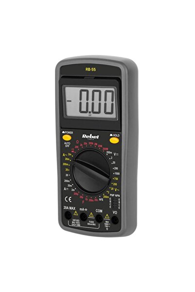 Rebel Universal Multimeter Rb-55 Rebel, accurate measurements and easy to use