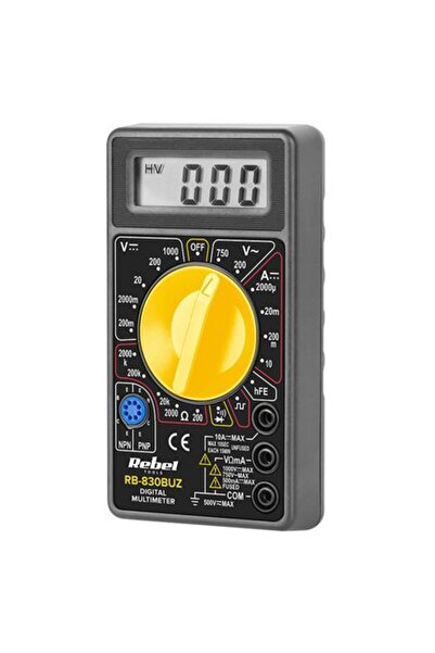Rebel Rb-830buz Universal Multimeter, Measurement Range and Functions