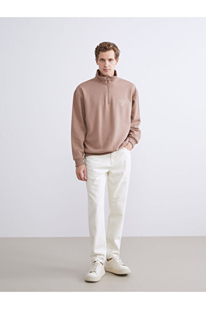 LC Waikiki Alegeri strălucitoare de la Shining Store |   Hanorac pentru bărbați cu guler în picioare și fermoar