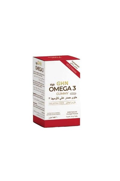 GHM GHN Omega 3 Chewable Tablets 180mg Concentration 60 Pieces