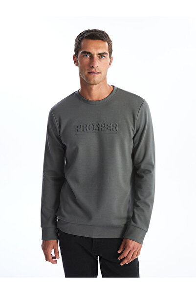 LC Waikiki Ανδρικό φούτερ με μακρυμάνικη λαιμόκοψη