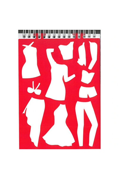 Gıpta Style on K9006 Fashion Design Notebook with Sticker 14X20 Sketch Book