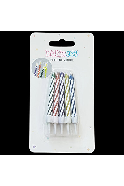 BatıDoğu Sönmeyen Pasta Mum 6 cm * 10 Adet