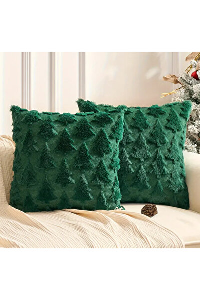 LWP Shop Husă de pernă cu relief din lemn de pin verde Pandan Designers