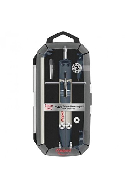 Maped 198802 UZATMA AYAKLI HASSAS ÇİZİM PERGELİ 5'Lİ KUTULU