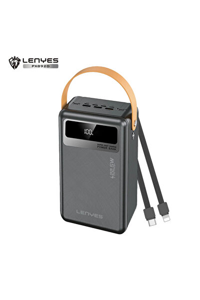 Lenyes بنك الطاقة PX 892 D - حل شحن فائق السرعة بسعة 80000 مللي أمبير في الساعة