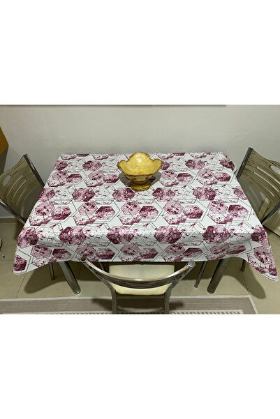 YEK HOME TEKSTİL Fiber Pvc Erasable Table Cloth